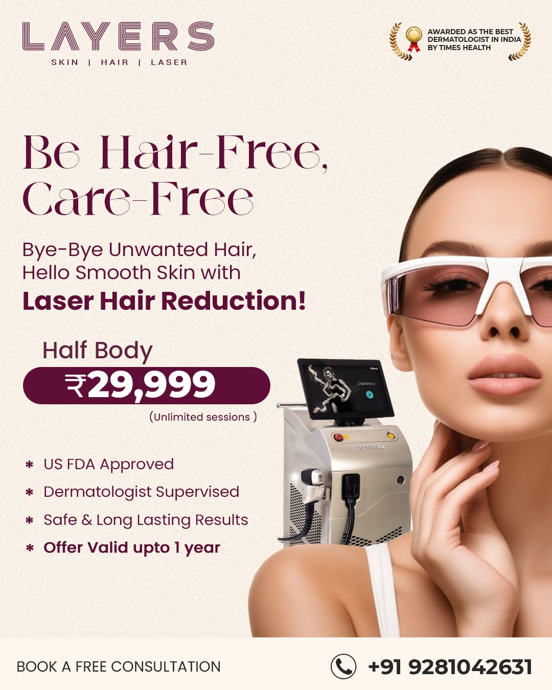 Layers Clinics Facebook ad