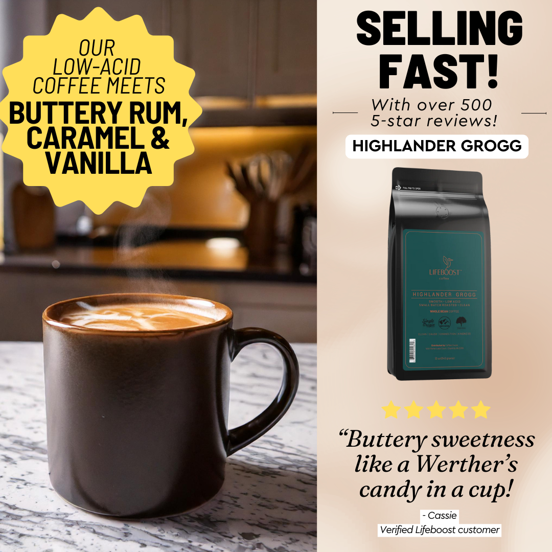 Lifeboost Coffee Facebook ad