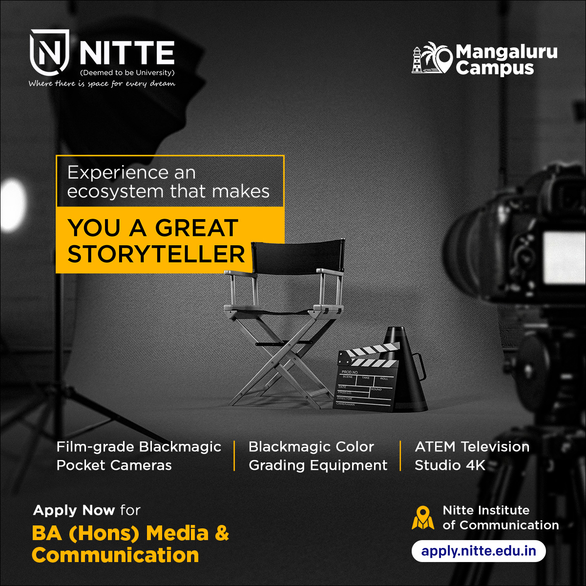 Nitte Institute of Communication Facebook ad