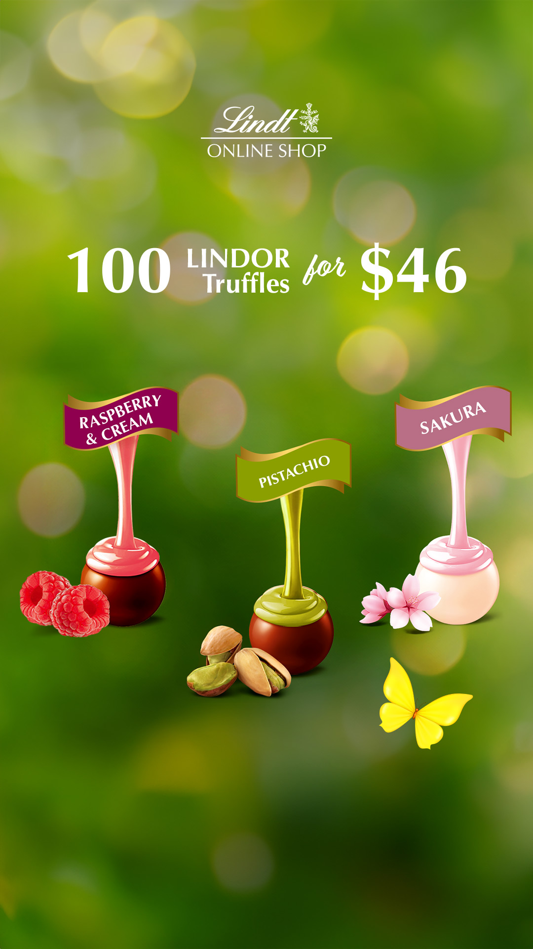 Lindt Facebook ad