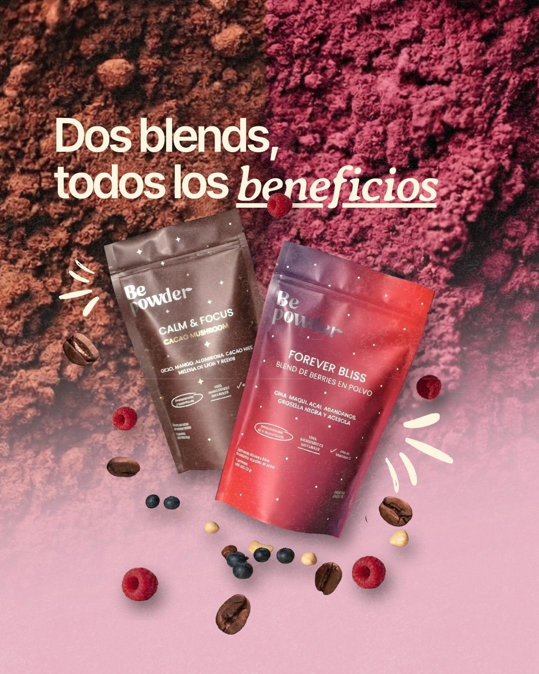 Be Powder Superfoods Facebook ad