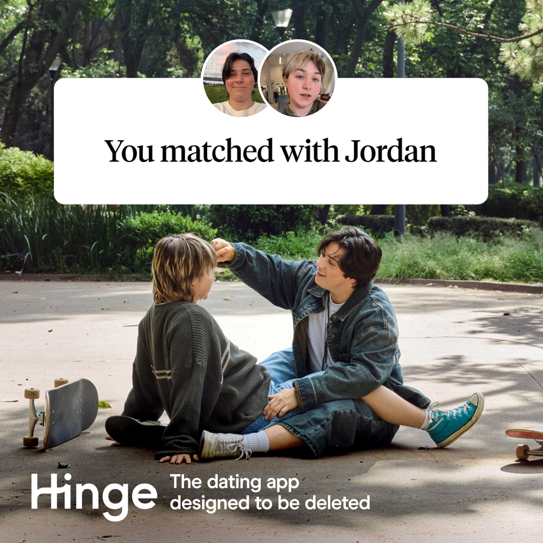 Hinge Facebook ad