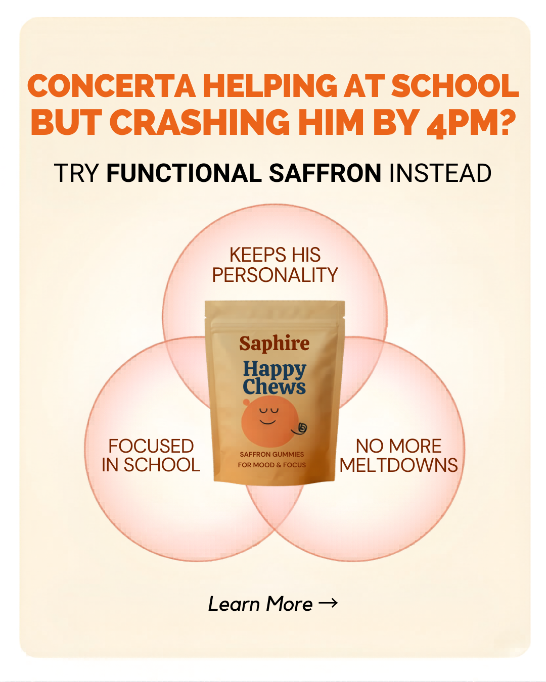 The Natural Parent Facebook ad