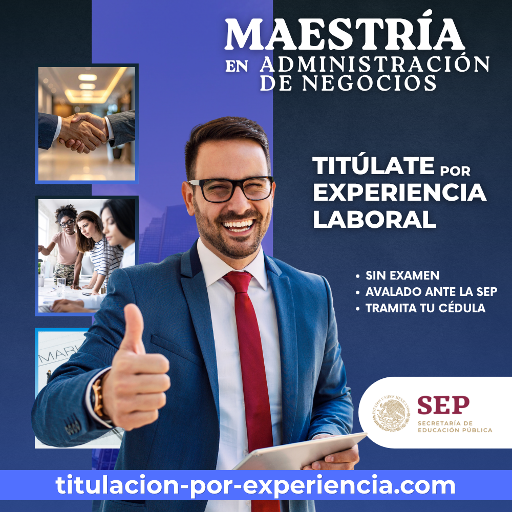 Titulacion por Experiencia Laboral en México Facebook ad