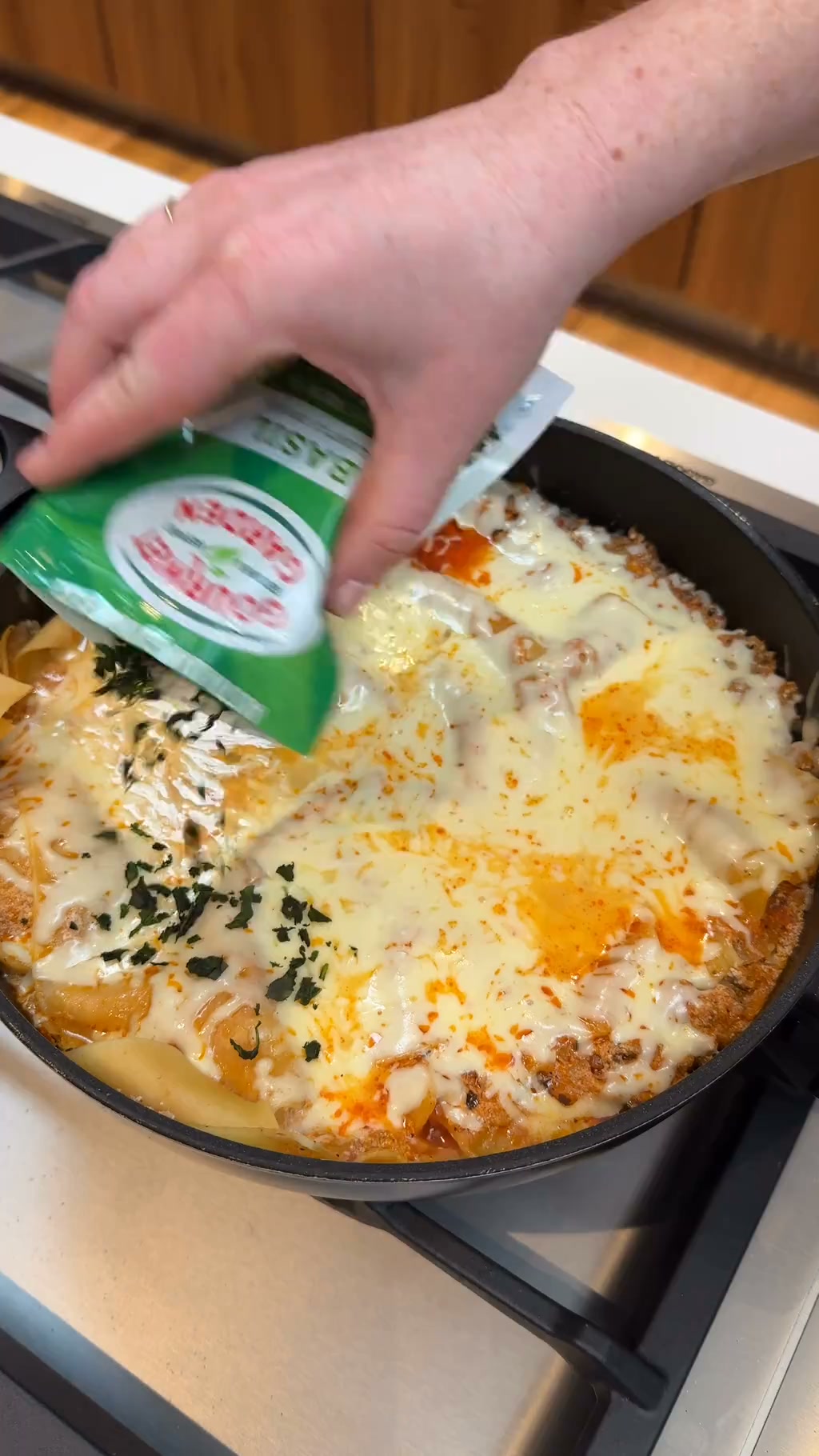 Gourmet Garden Australia Facebook ad: One Pan Lasagna Hack