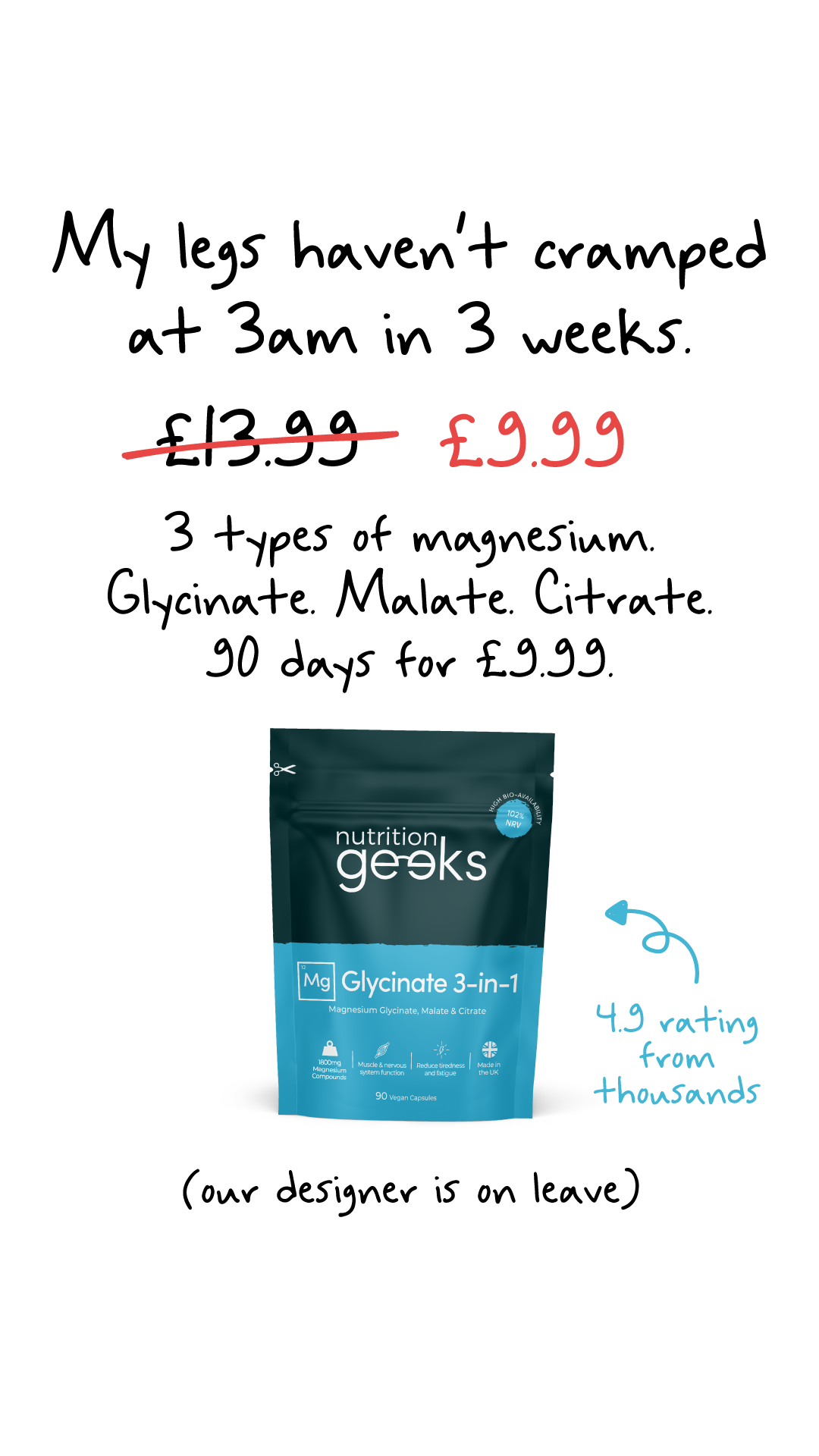 Nutrition Geeks Facebook ad