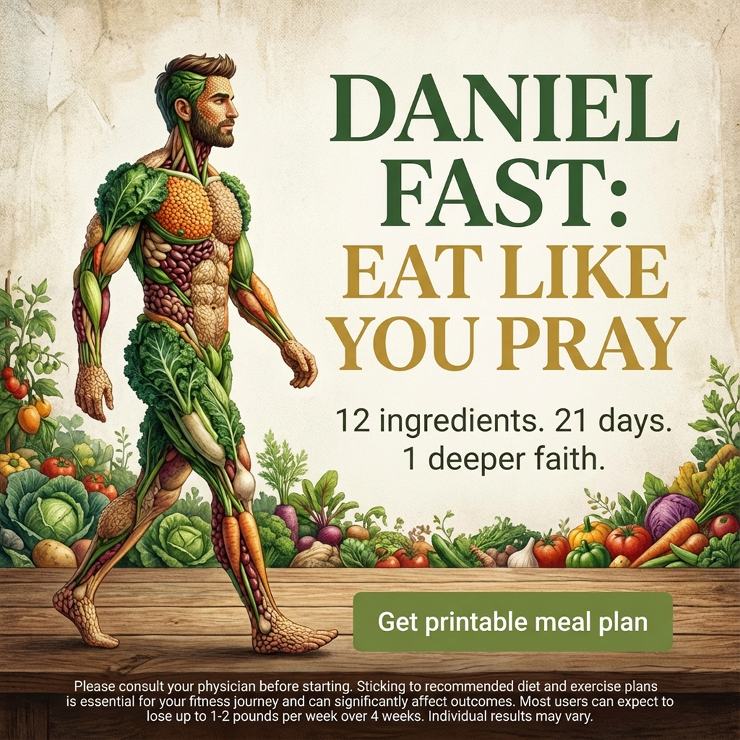Daniel Fast Diet Plan Facebook ad: Start Your Daniel Fast Challenge