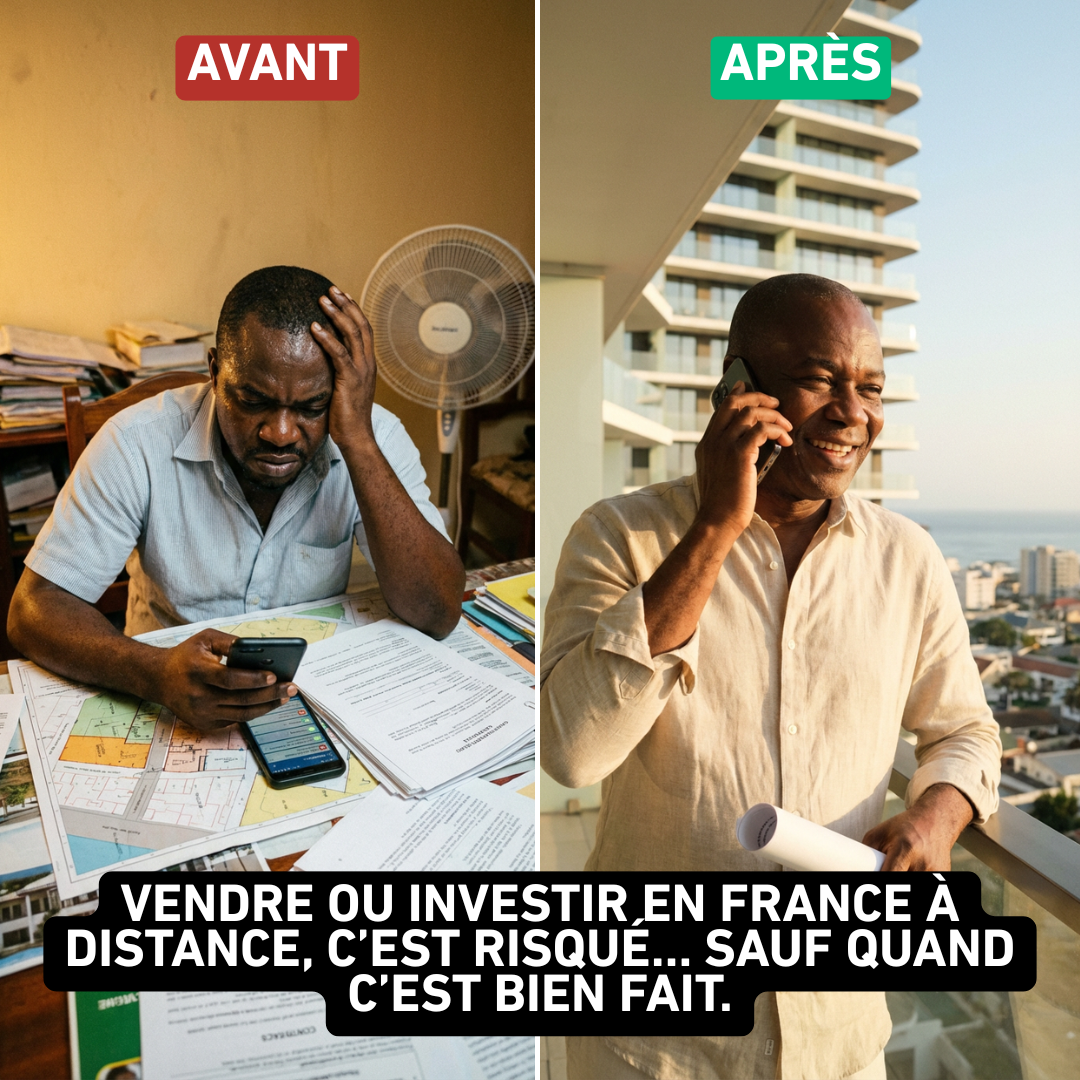 Parlons Immo Neuf Facebook ad: Investir en France, sans quitter le Gabon