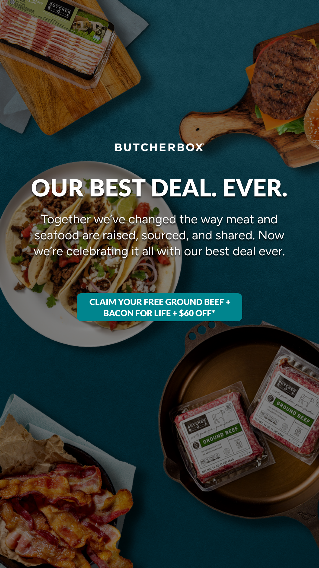 ButcherBox Facebook ad