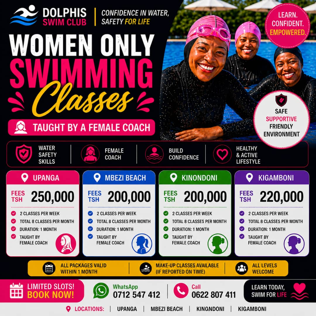 Swim Coach Abel Facebook ad: YOUGHT BY A FEMALE COACH