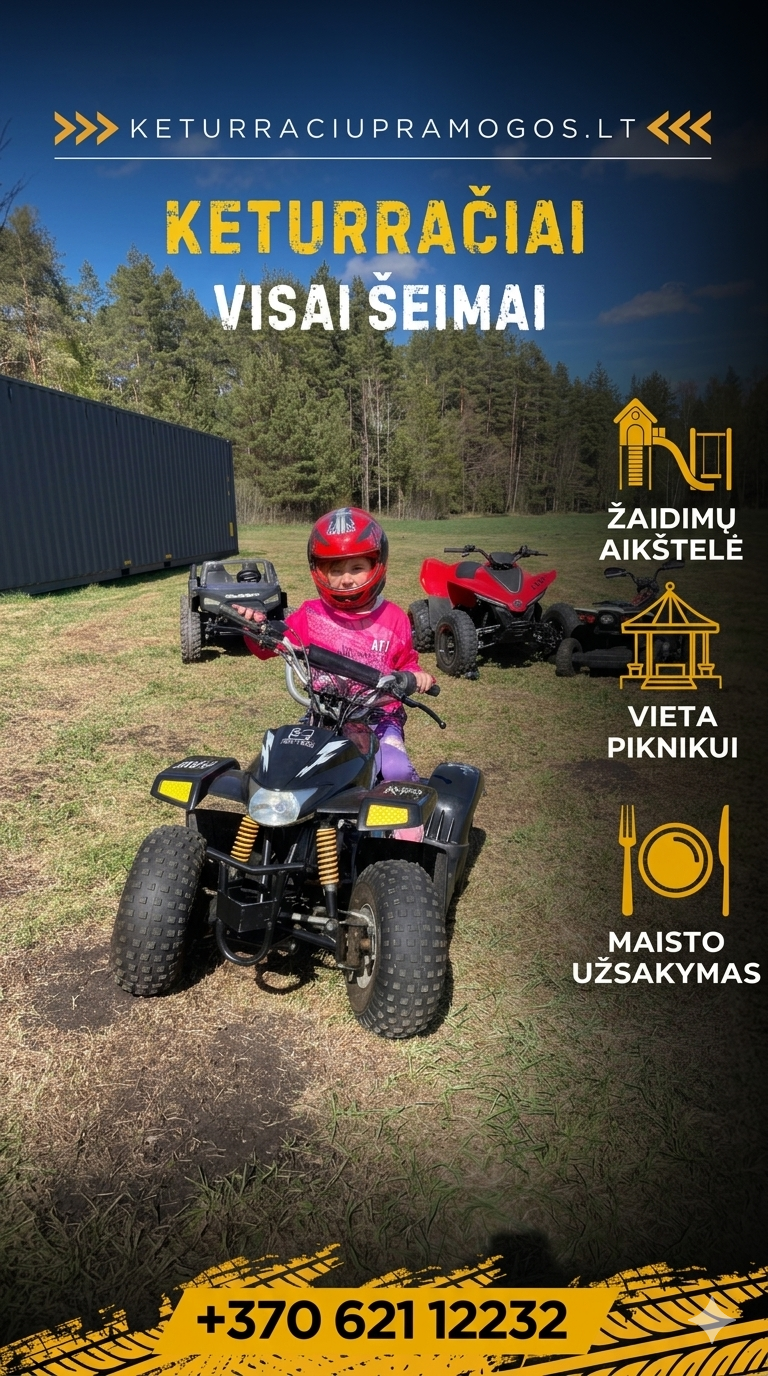 Keturračių Pramogos Facebook ad
