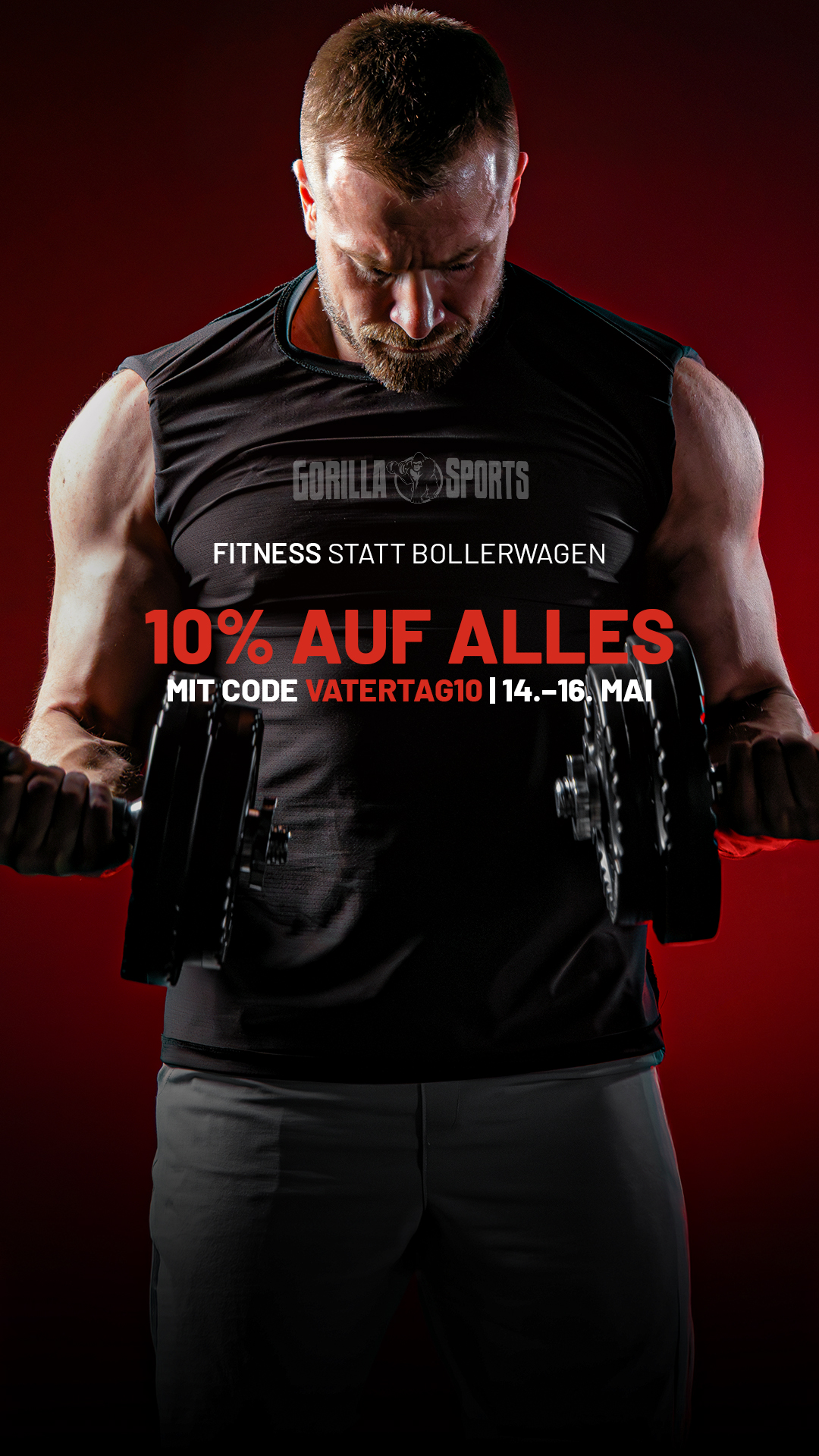 GORILLA SPORTS Facebook ad from May 13, 2026
