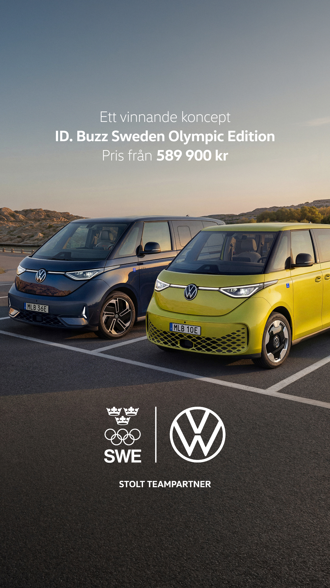 Volkswagen Transportbilar Sverige Facebook ad from May 28, 2026