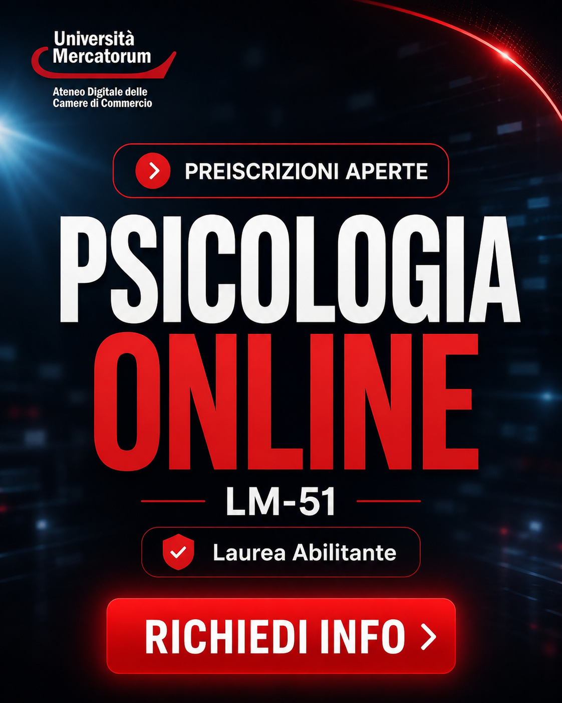 Università Mercatorum Facebook ad: Psicologia Online