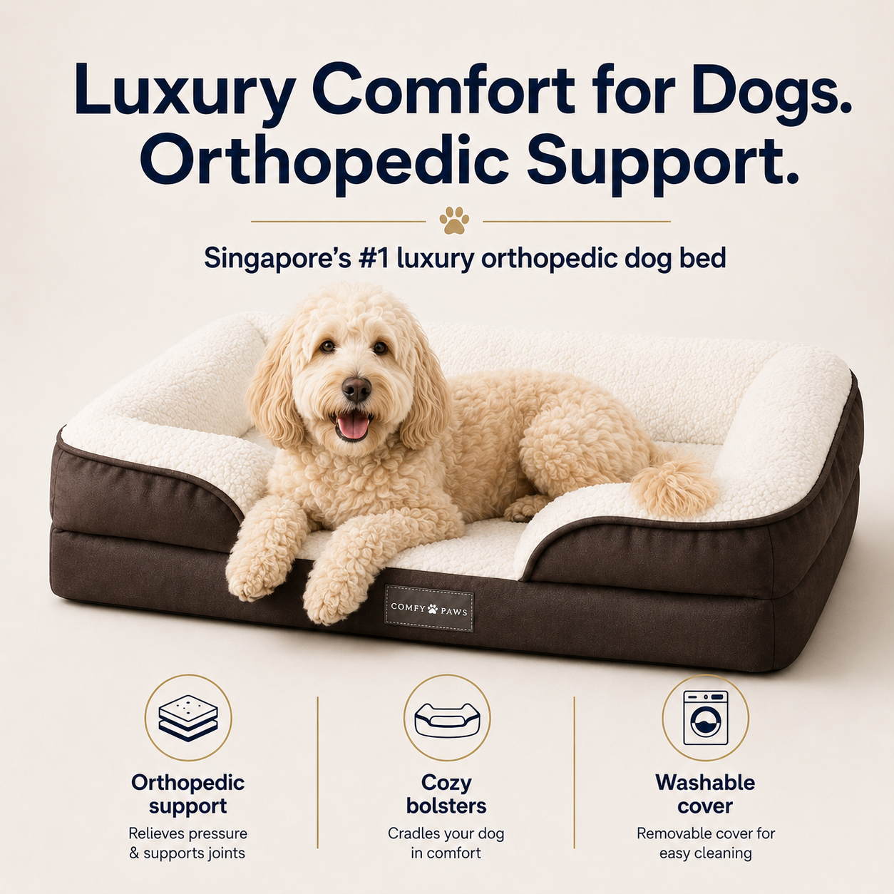 ComfyPaws Facebook ad