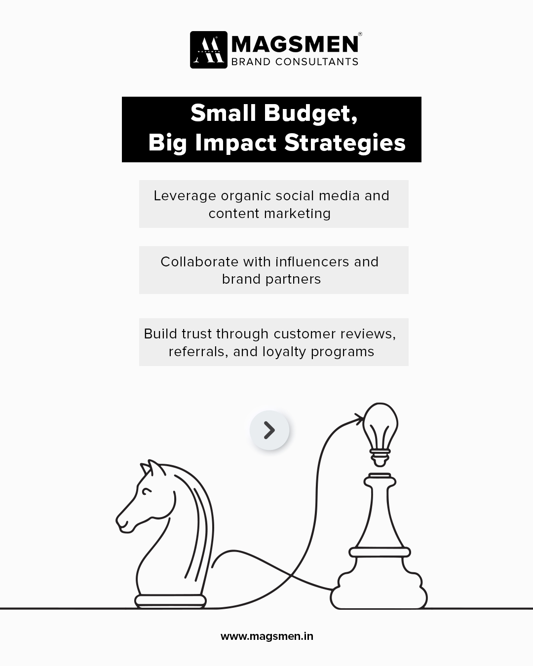 Magsmen Brand Consultants Facebook ad: If your brand aims higher, we help you rise.