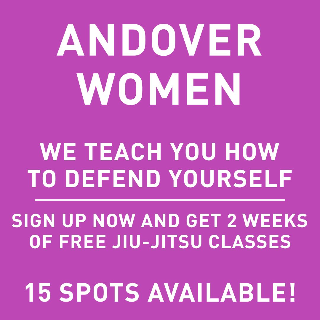Gracie Barra Andover Facebook ad: Claim Your Spot Now