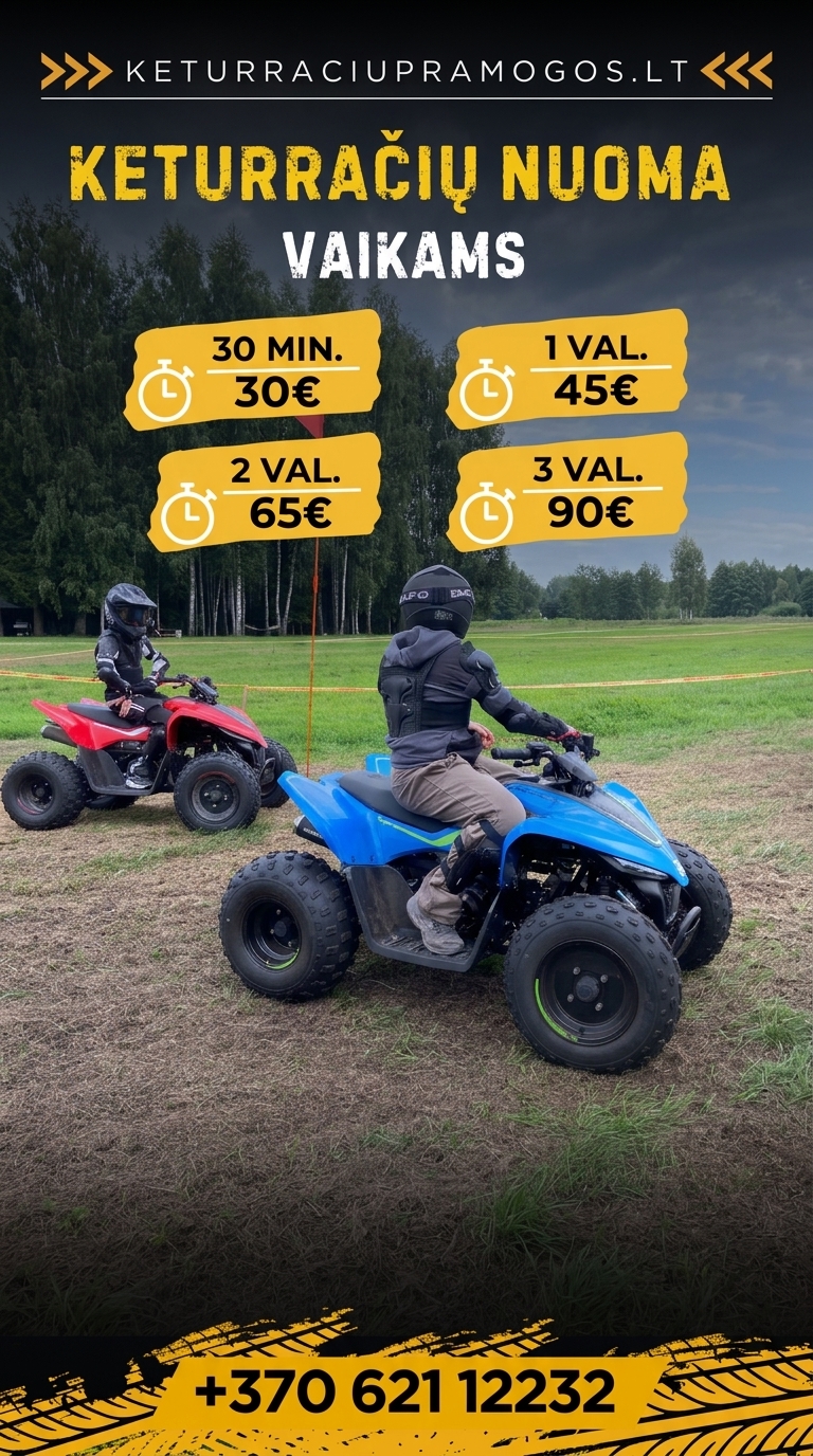 Keturračių Pramogos Facebook ad