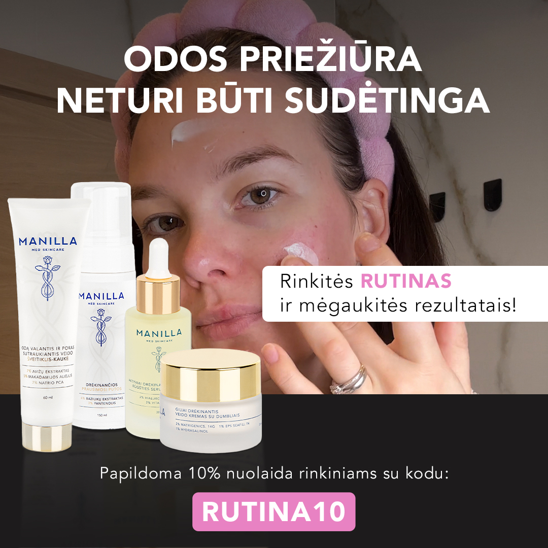Manilla Facebook ad: Papildoma 10% NUOLAIDA