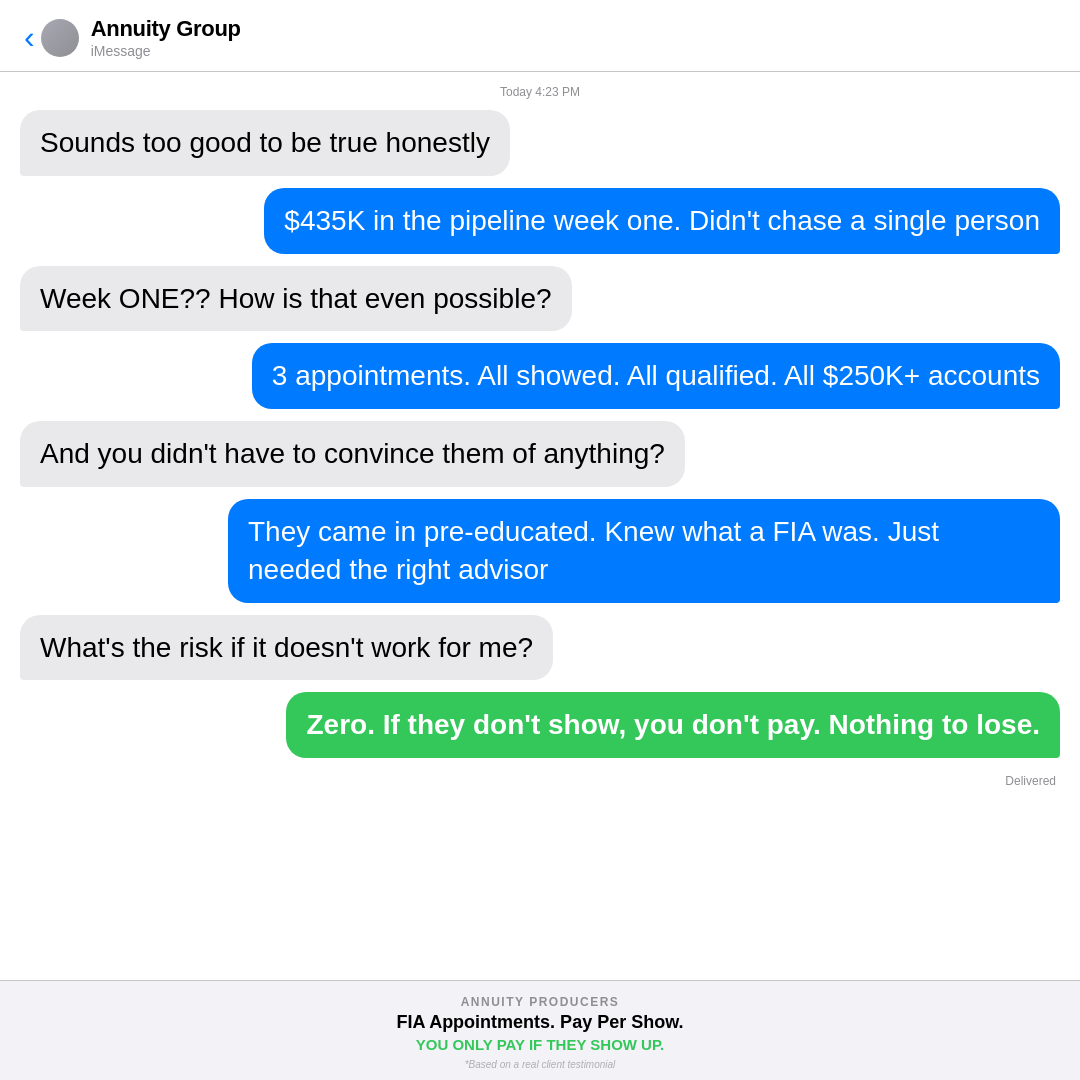 Advanced Agent Marketing Facebook ad