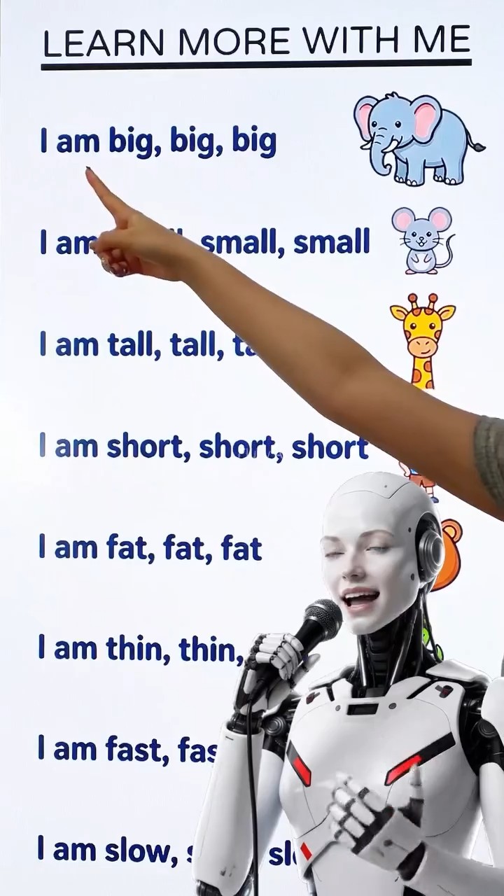 AI Learning Language, Speaking Facebook ad: Learn fast with AI