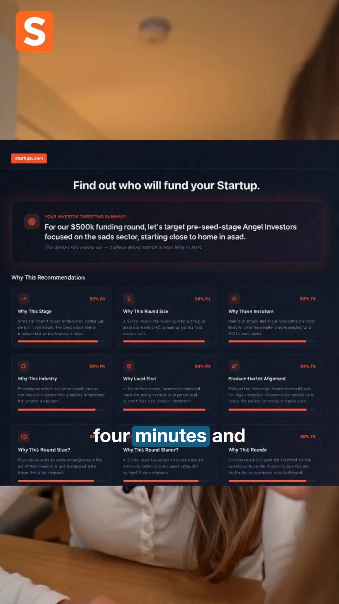 Startups.com Facebook ad: Who Will Fund Your Startup?