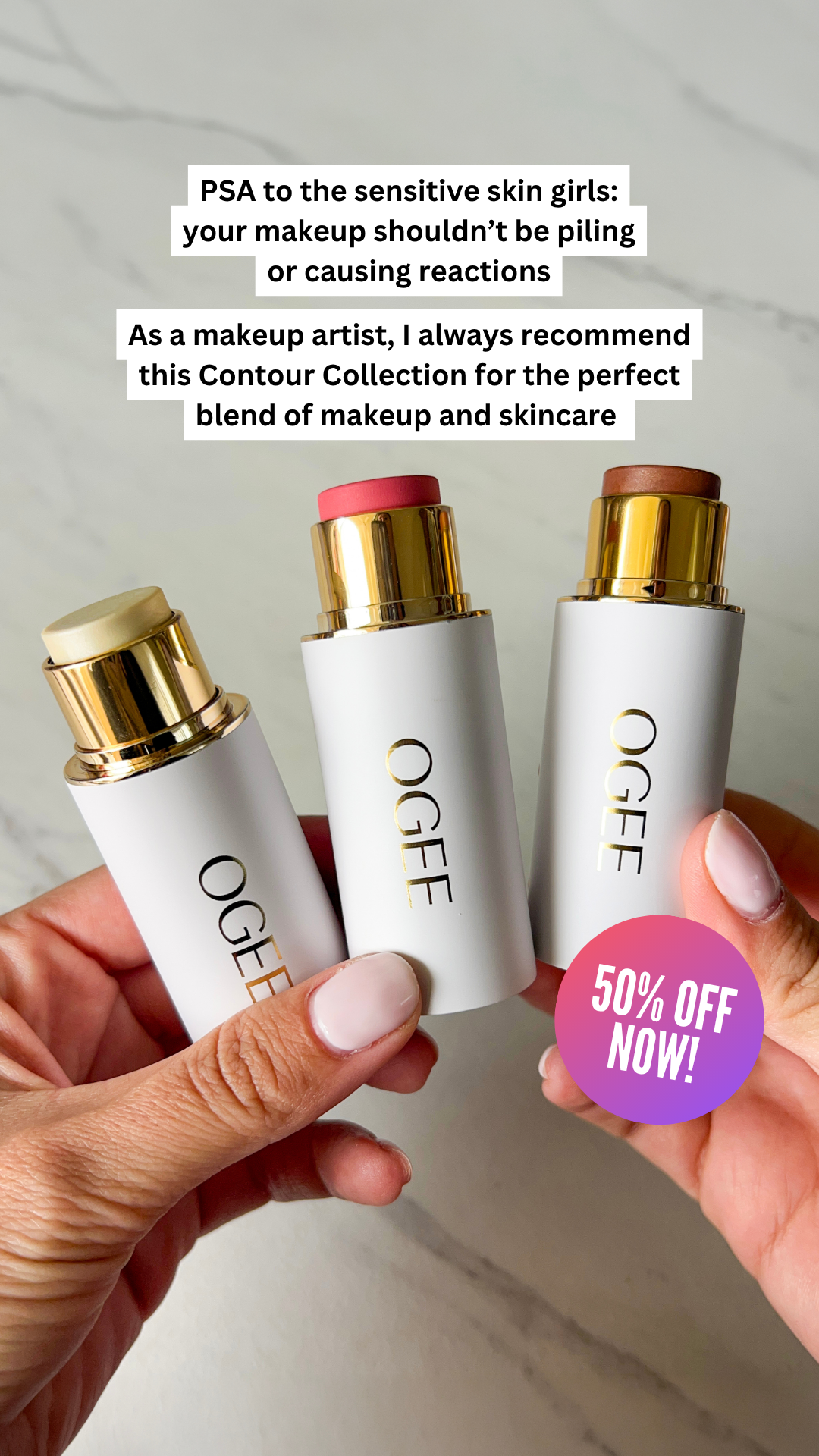The Glow Up Facebook ad