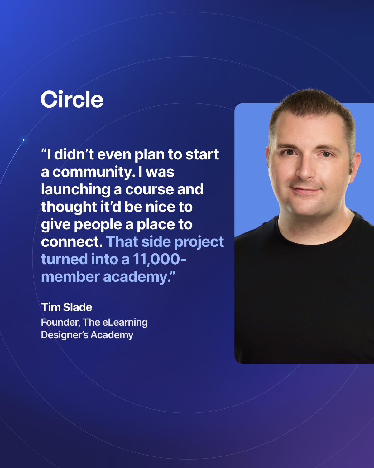Circle Facebook ad: Launch your Circle community
