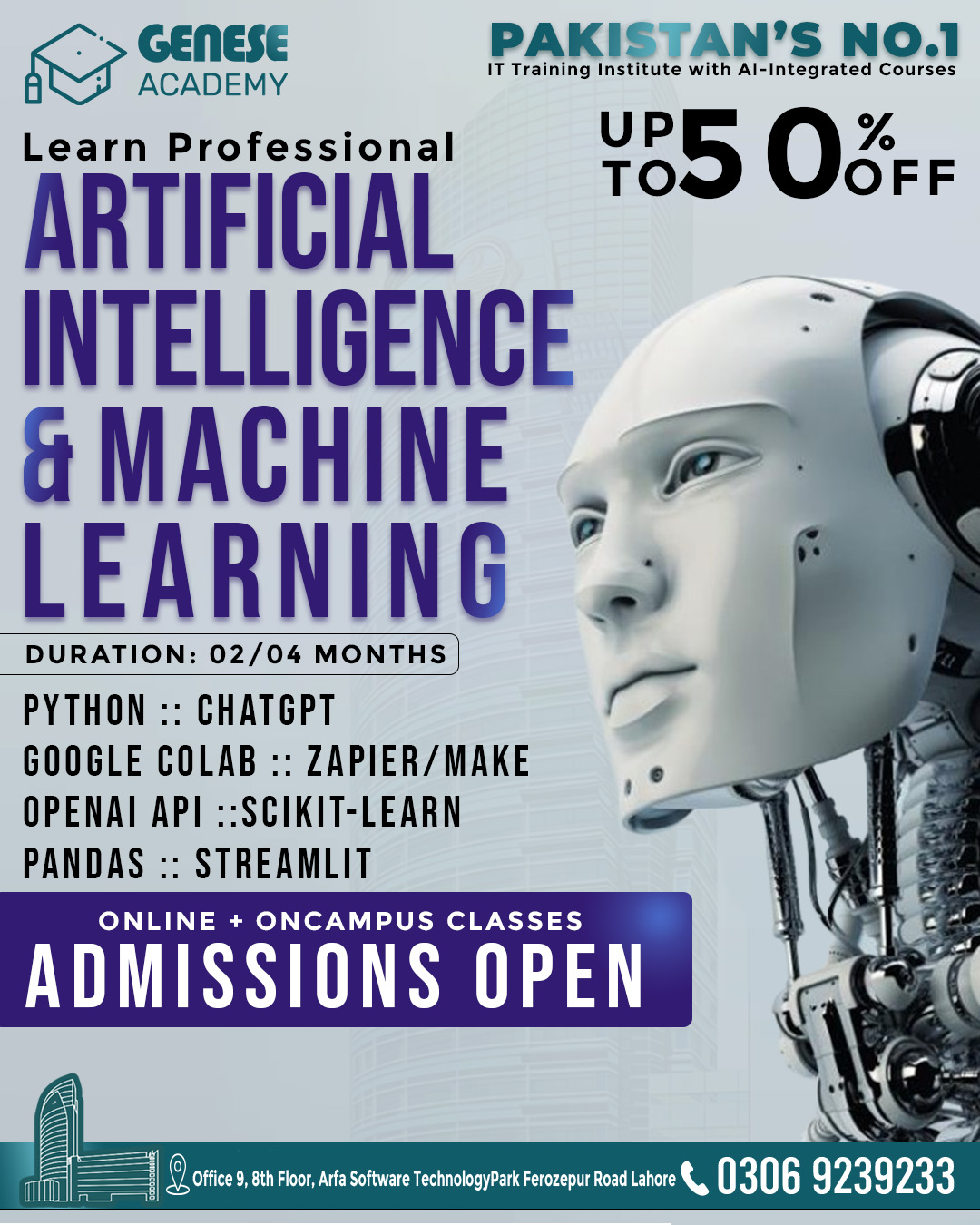Genese Academy Facebook ad