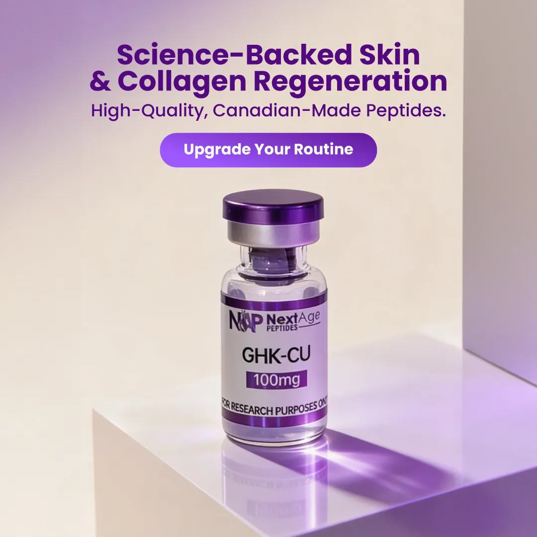 Next Age Peptides Facebook ad: Fix Collagen Decline in Just One Step