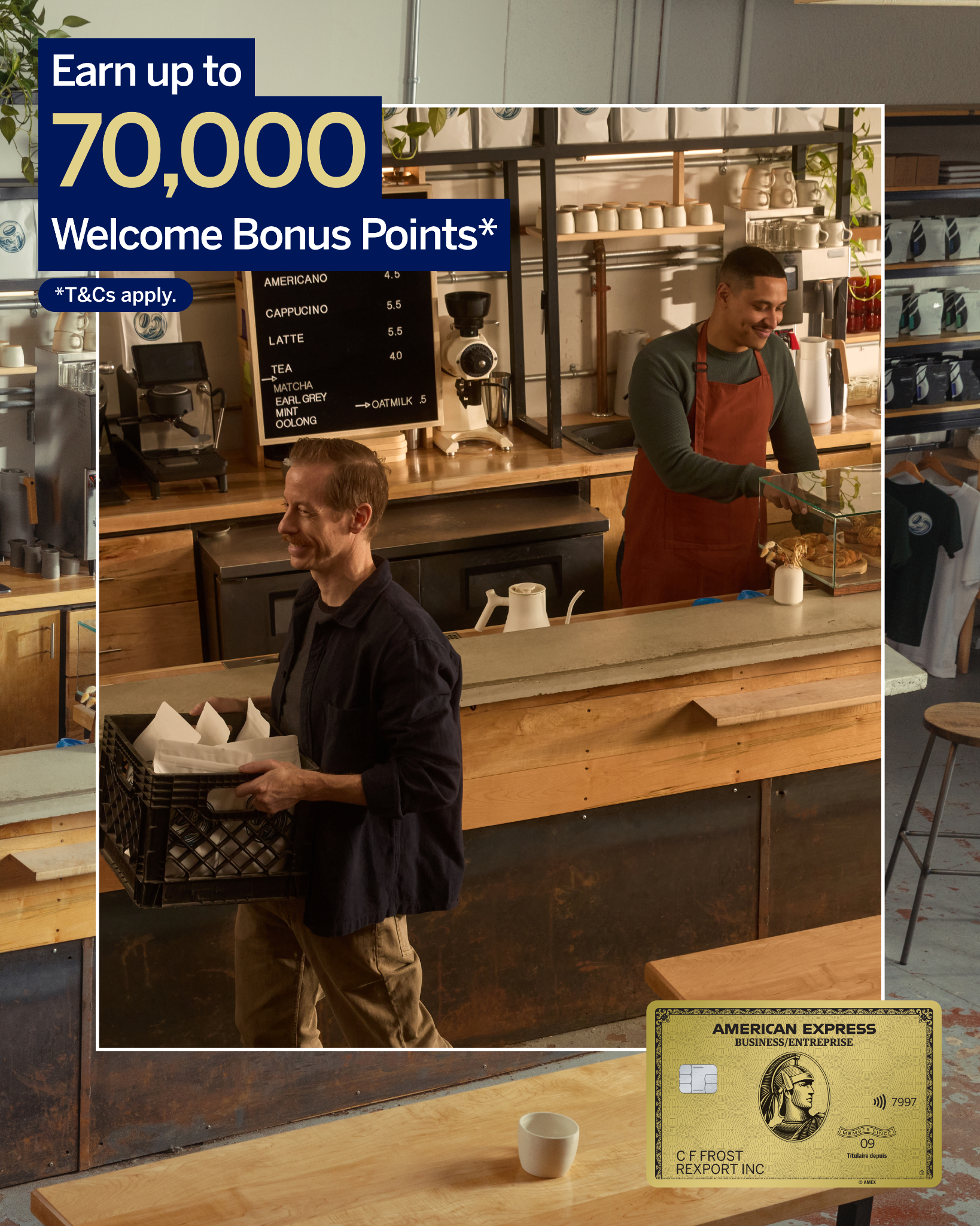 American Express Facebook ad
