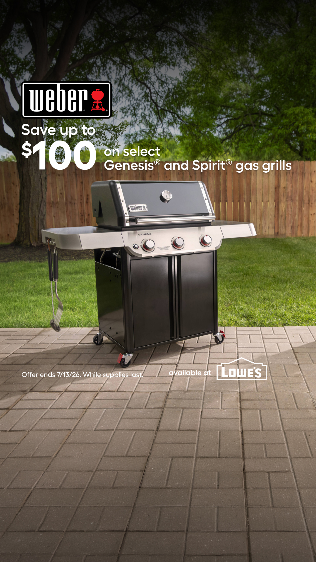 Lowe's Home Improvement Facebook ad