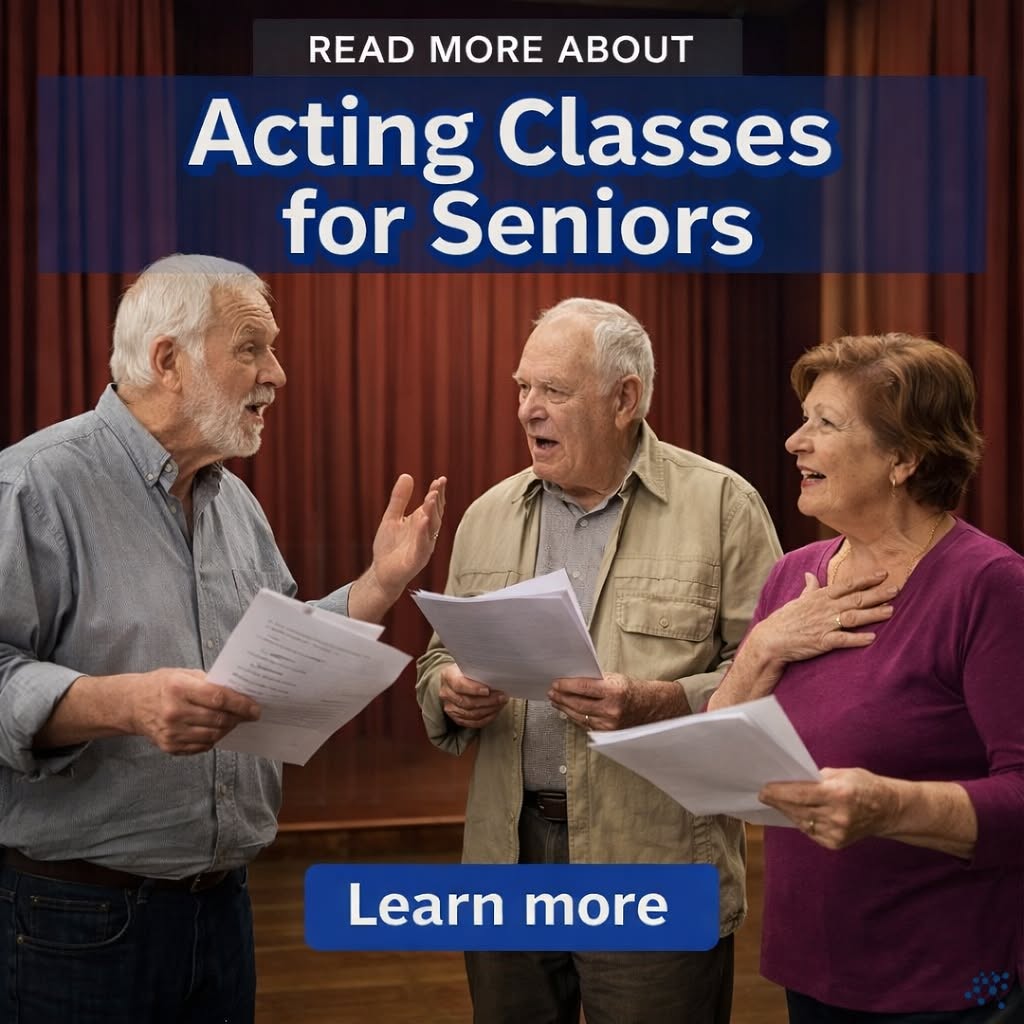 Bargain Bloom Facebook ad: Understanding Acting Classes for Seniors