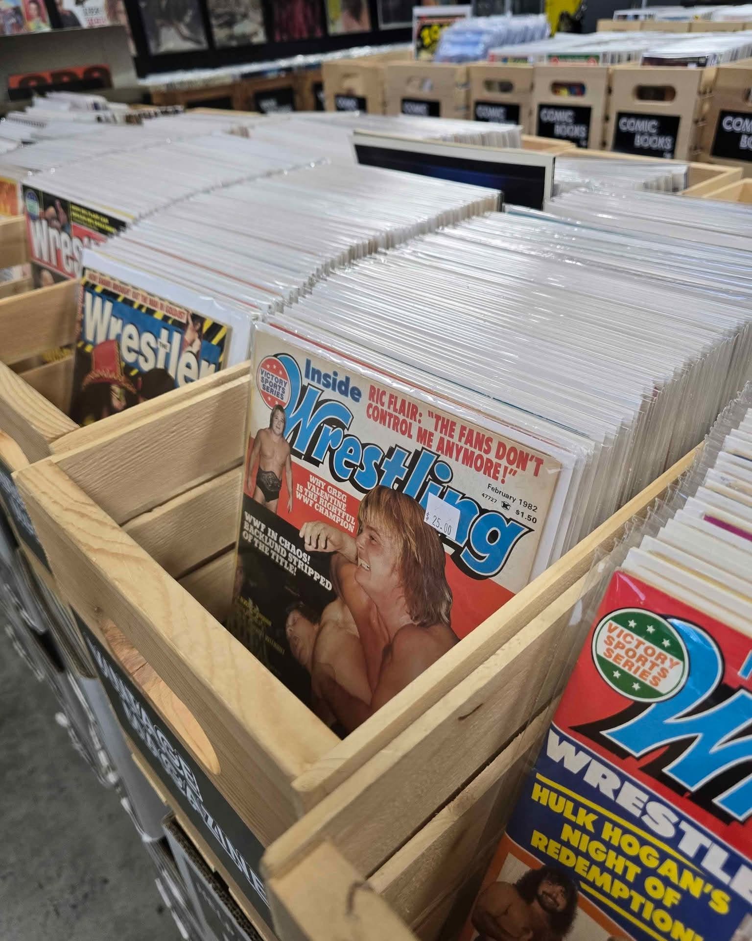 Rob Fran Facebook ad: 100s Of Vintage Wrestling Magazines - Visit Our Store