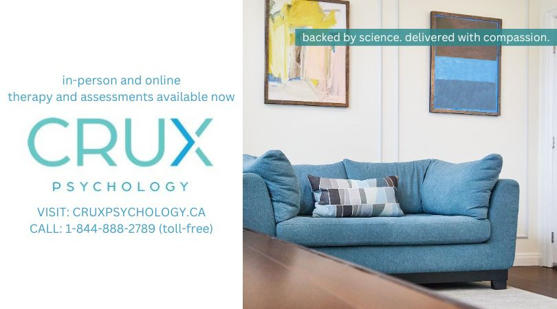 Crux Psychology Facebook ad