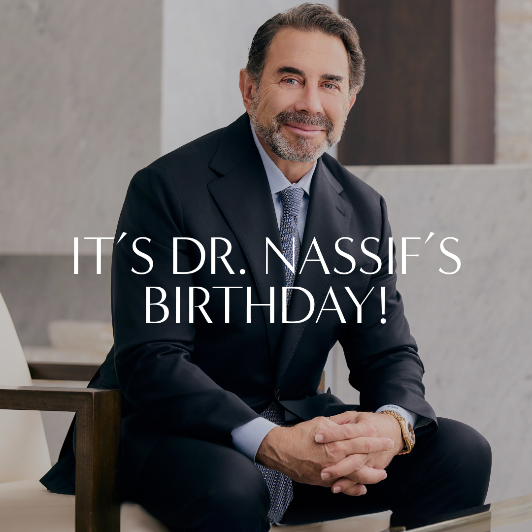 Skincarebydrnassif Facebook ad: It’s Dr. Nassif’s birthday, and you’re invited!