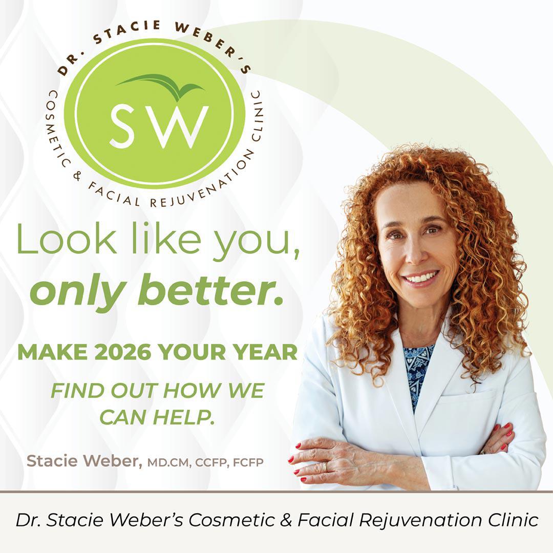 Dr. Stacie Weber's Cosmetic & Facial Rejuvenation Clinic Facebook ad: Discover how we can help you