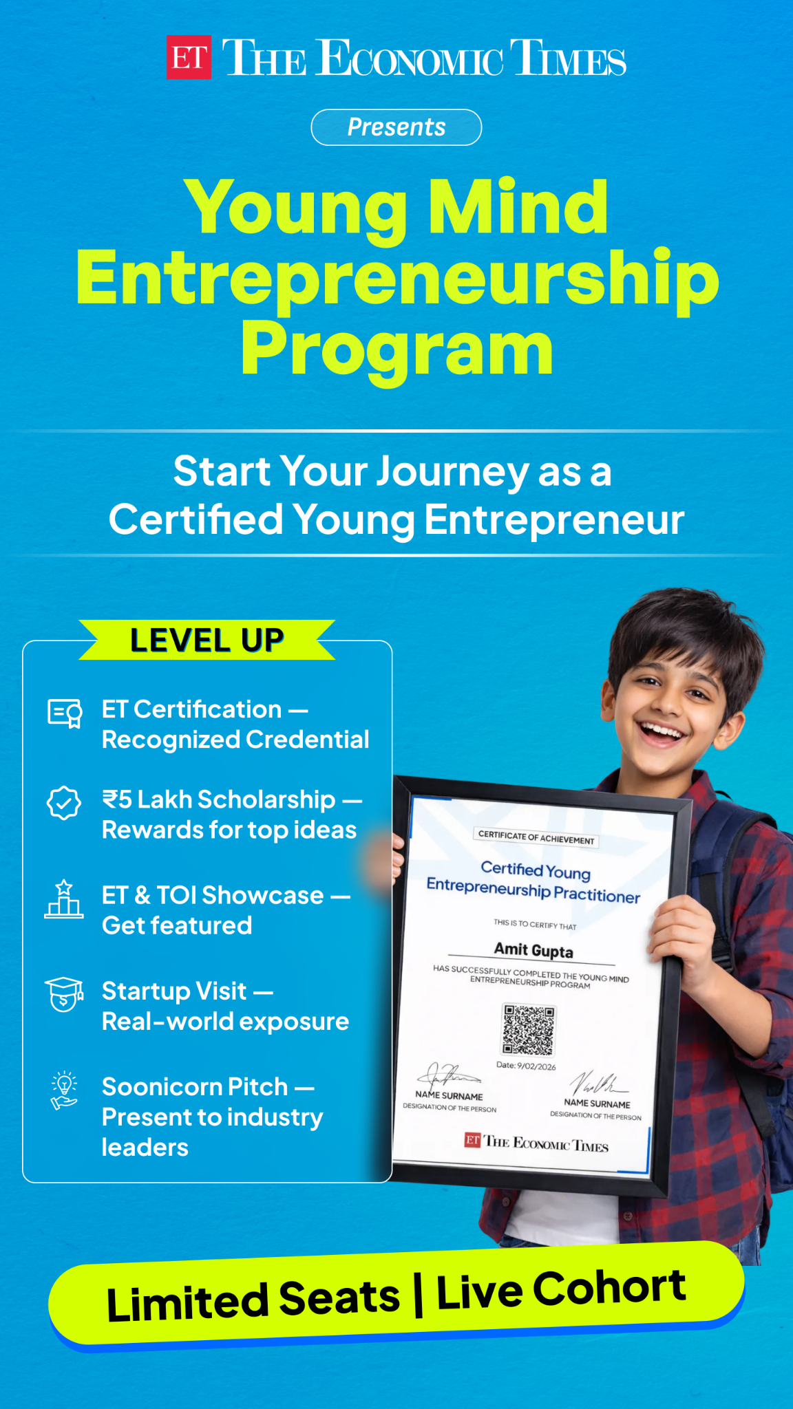 The Economic Times Facebook ad