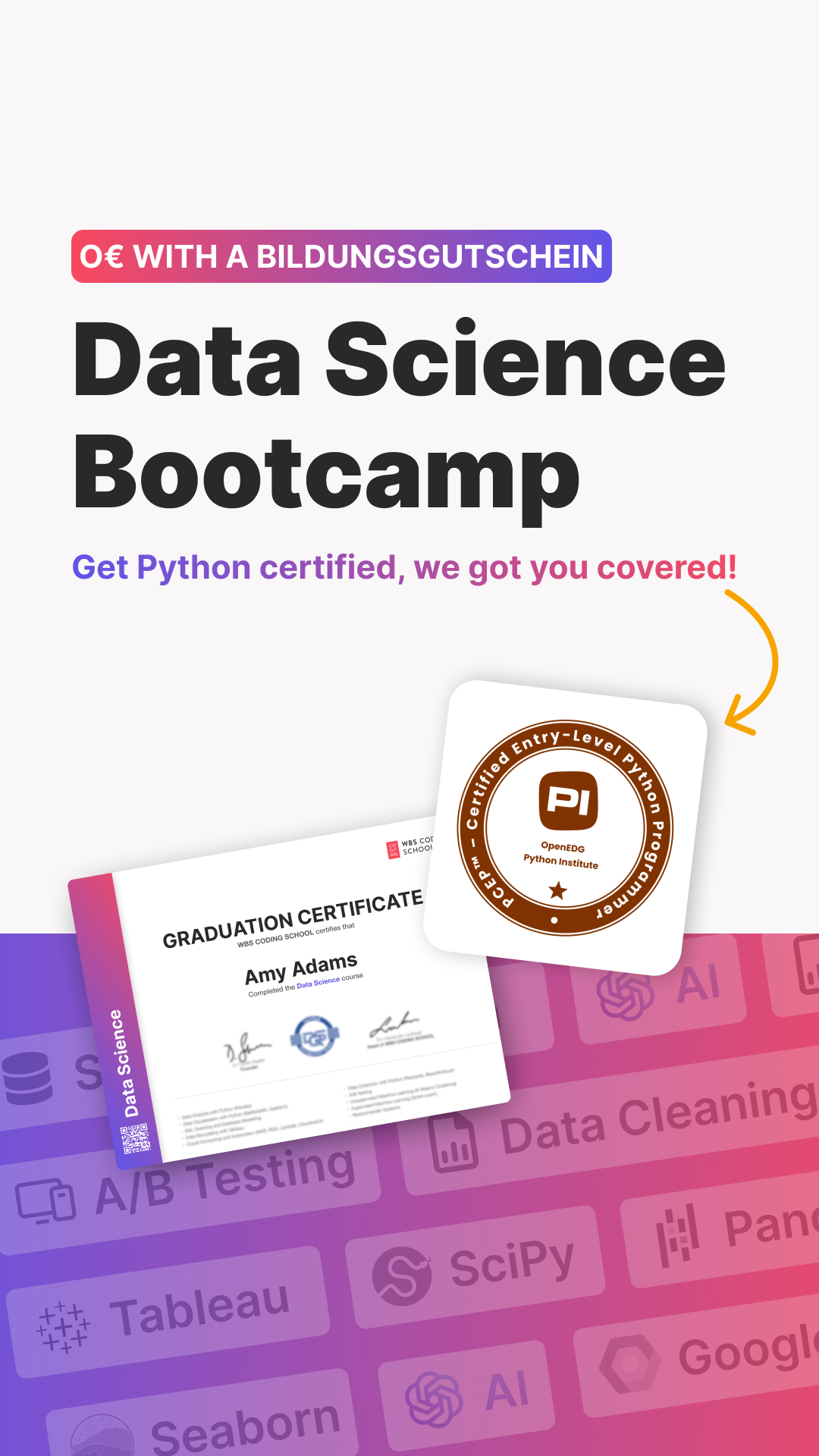 WBS CODING SCHOOL Facebook ad