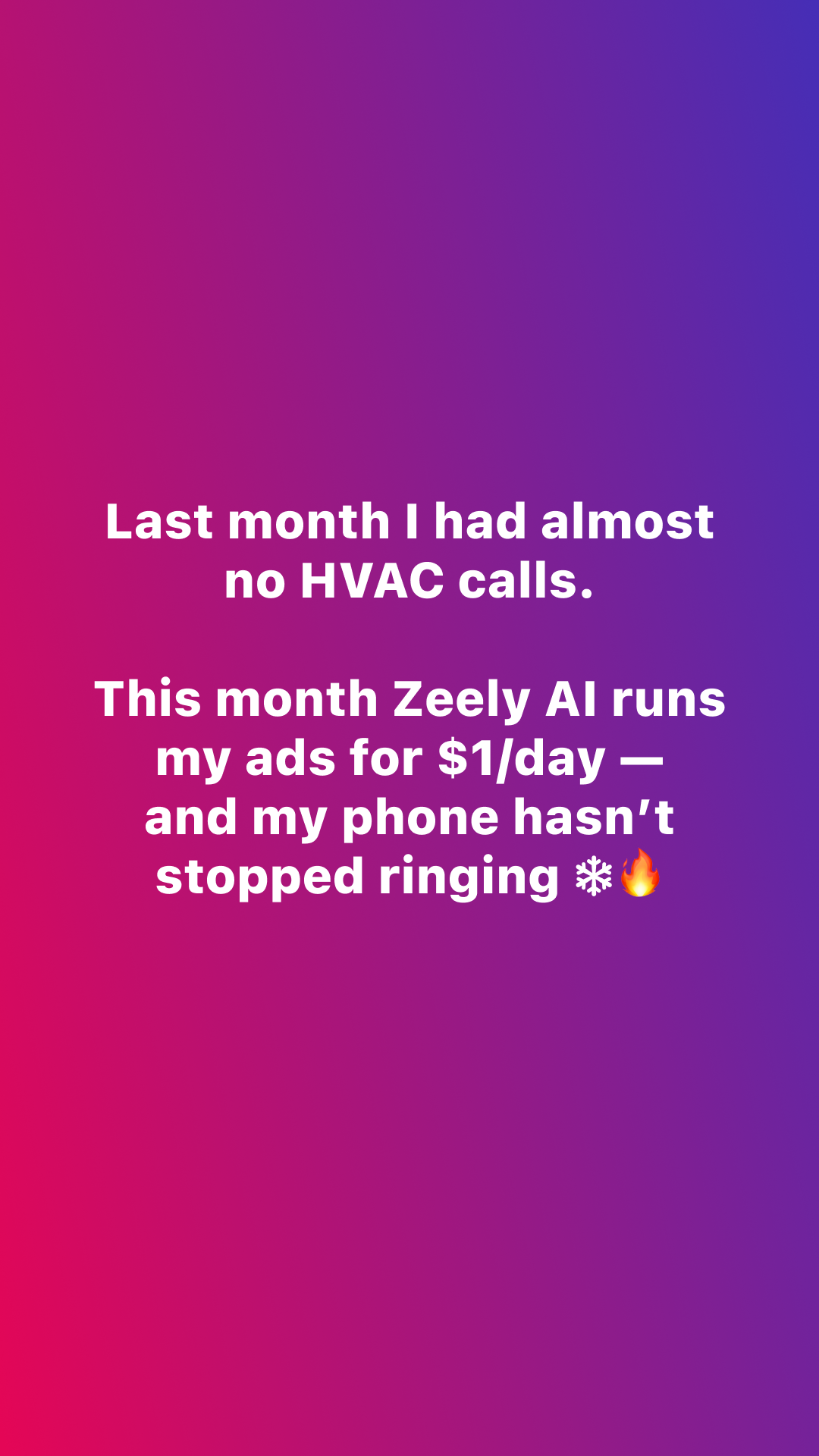 Zeely Facebook ad