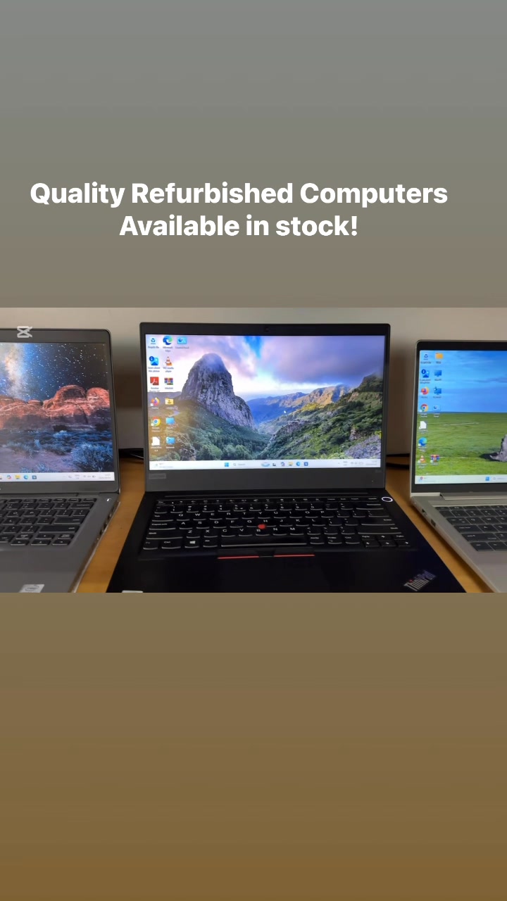 Intelligent Computing Facebook ad: Quality refurbished computers are in stock and ready…