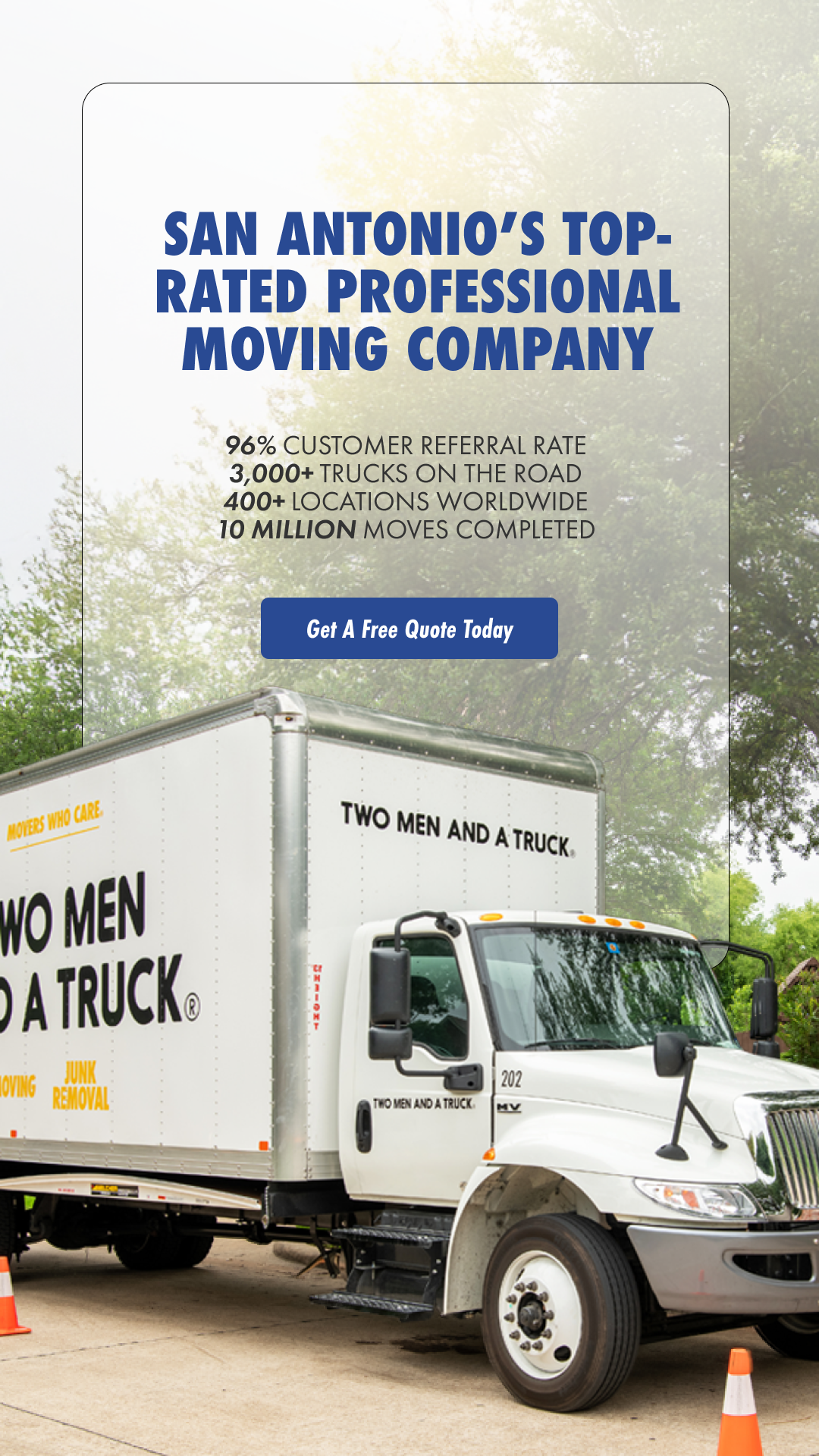 Two Men and a Truck San Antonio Facebook ad