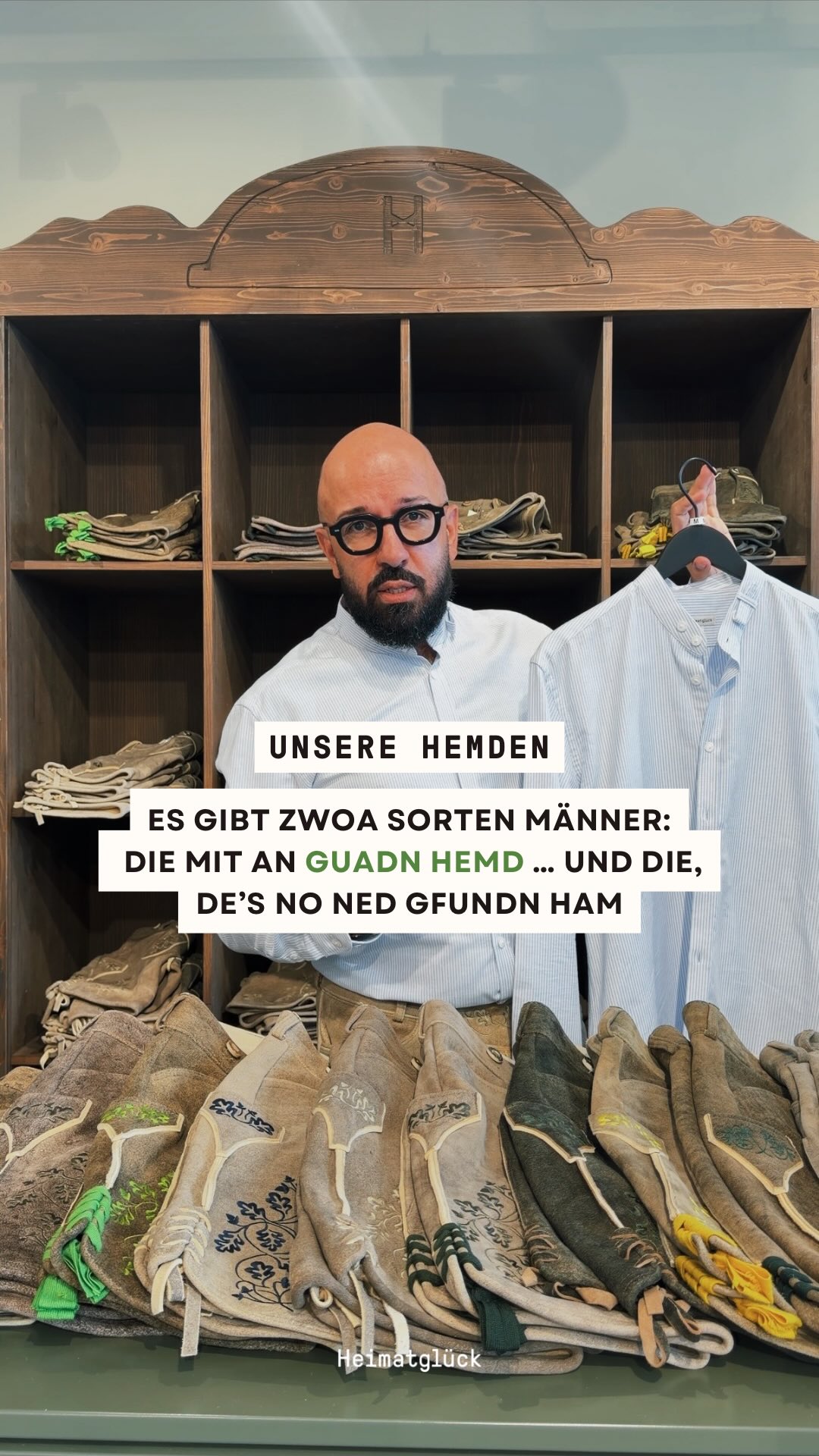 Heimatglück Tracht Facebook ad: Es gibt zwoa Sorten Männer: Die mit an…