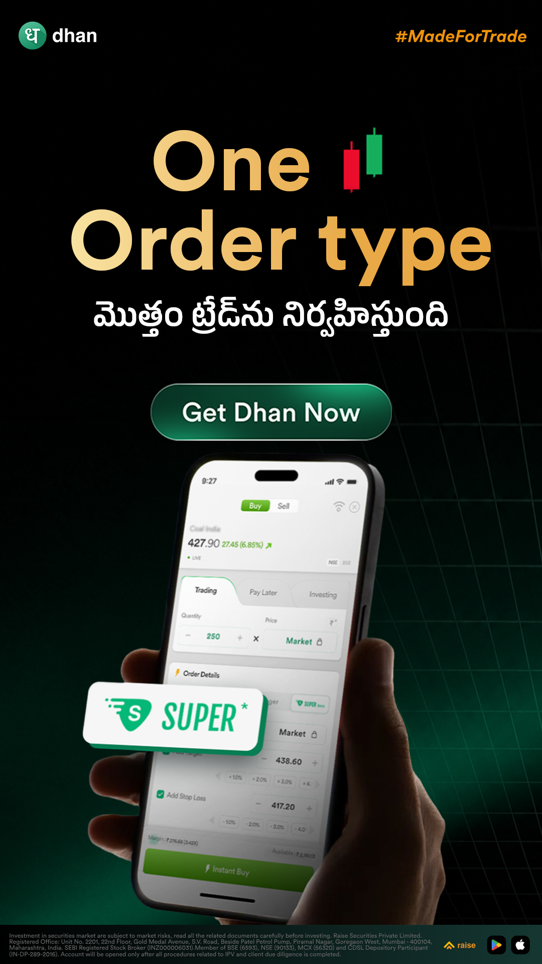 Dhan Facebook ad