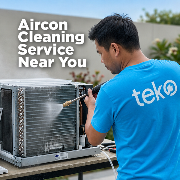 Teko Philippines Facebook ad: Aircon Cleaning Service Near You - Book Now!