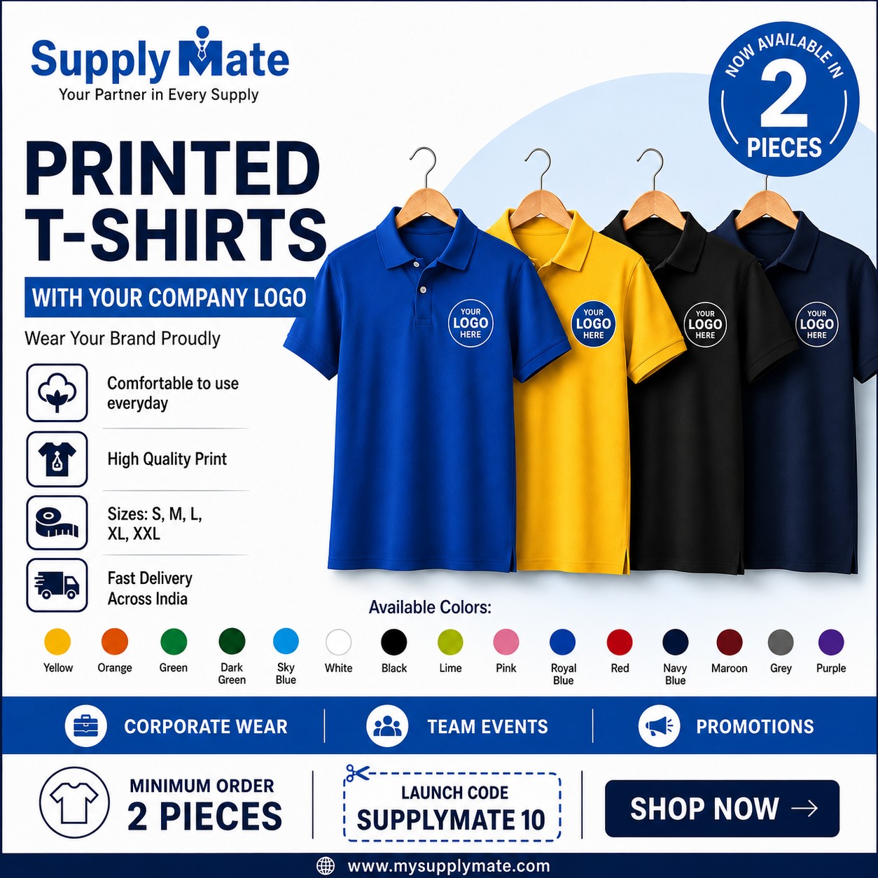 Supply Mate Facebook ad: Make your brand part of the team.
