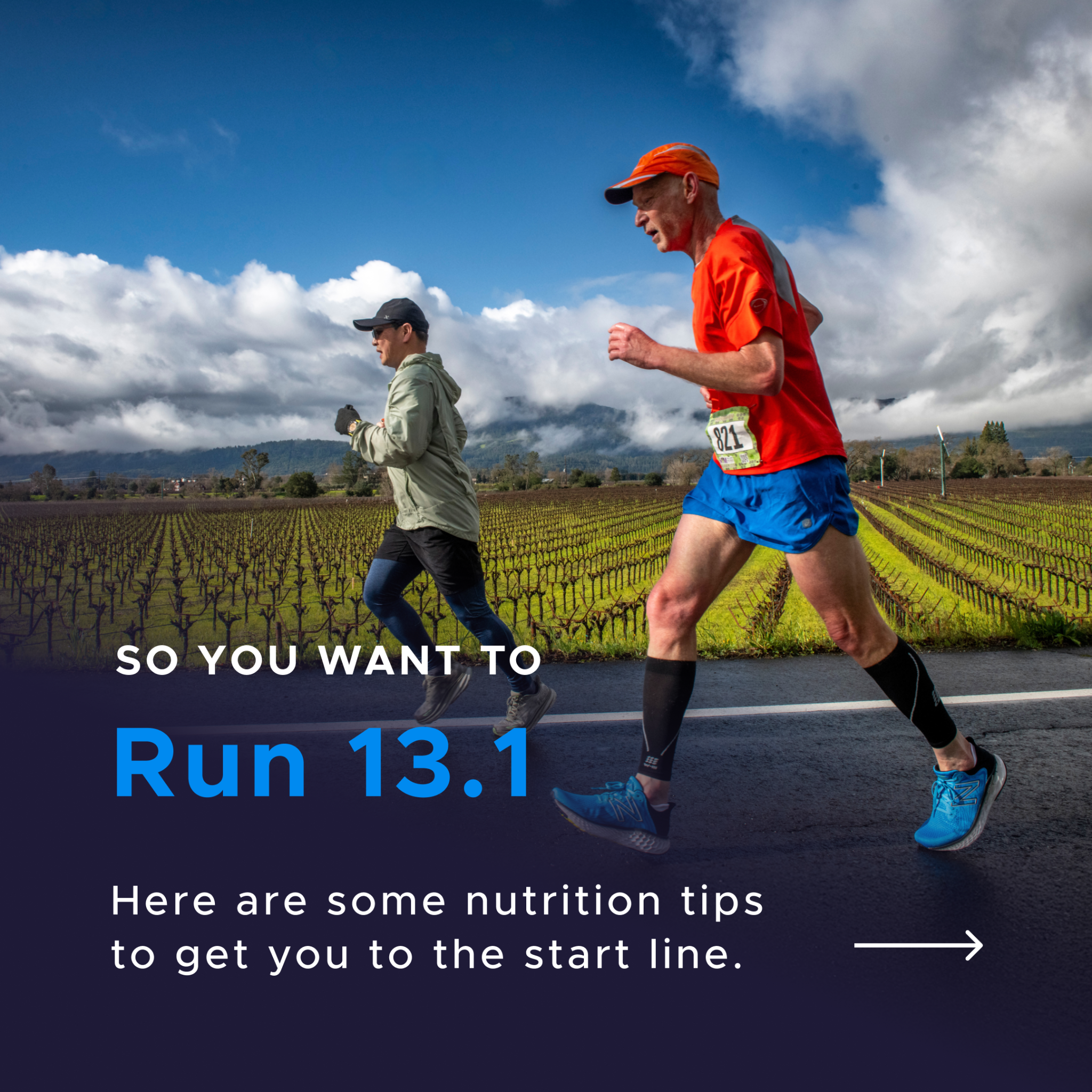 Fleet Feet Facebook ad: Got your eye on a half marathon this…