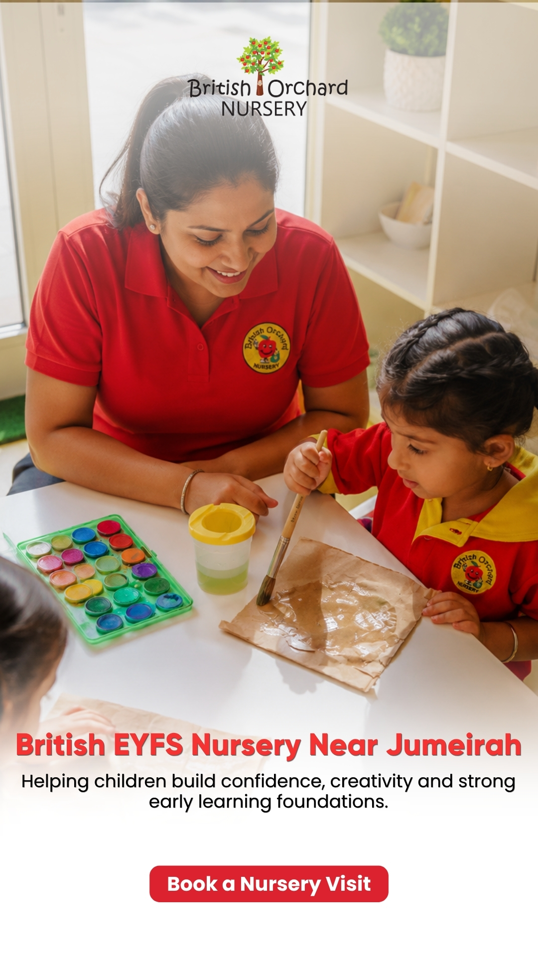 British Orchard Nursery - Official Facebook ad: Trusted Nursery for Busy Dubai Families