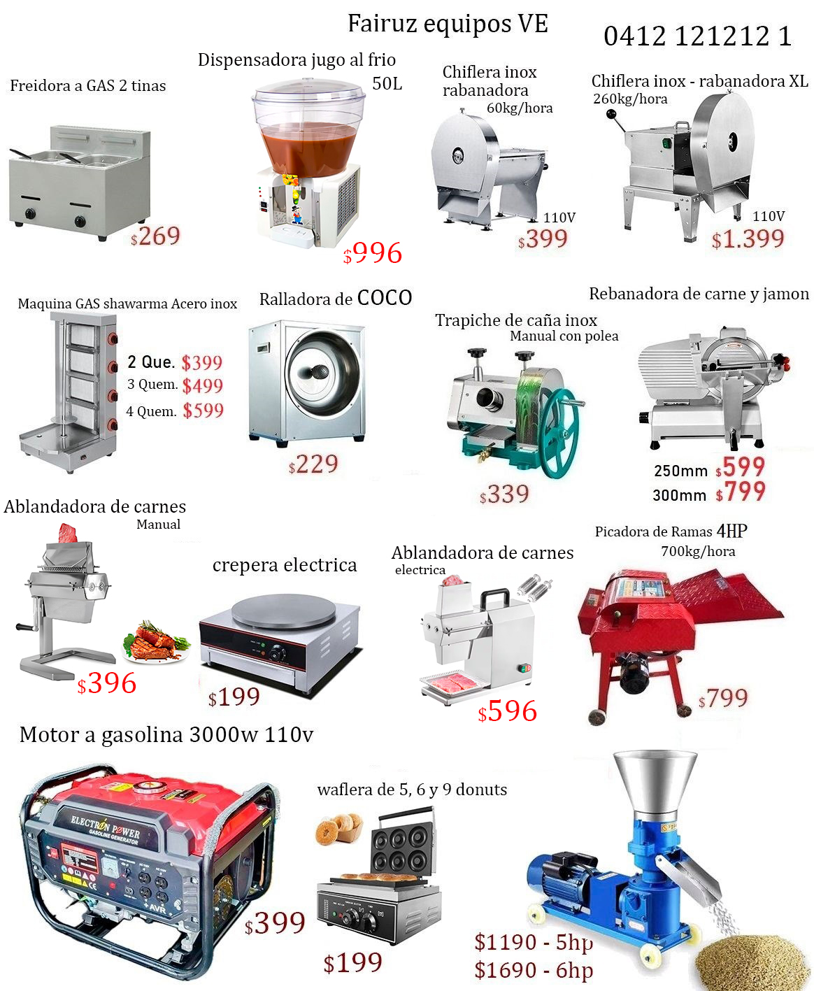 Fairuz equipos industriales VE Facebook ad