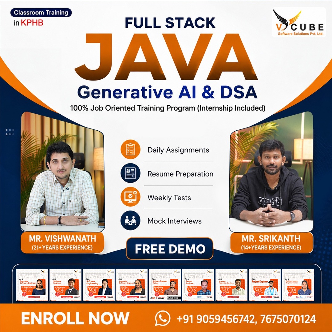 V Cube Software Solutions Pvt Ltd Facebook ad
